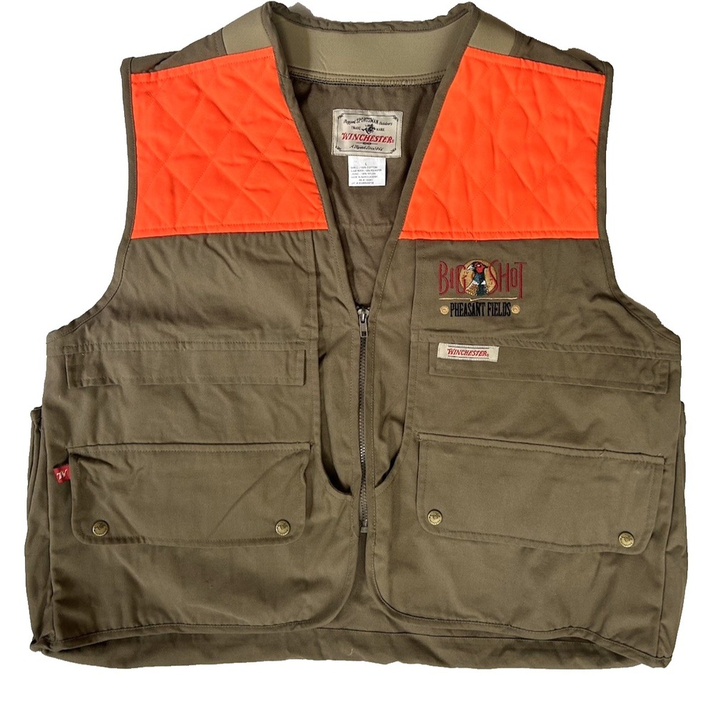 Men's Winchester Big Shoot Pheasant Fields Bird Hunting Vest Size L